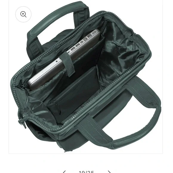 Max Studio The Elise Sport Nylon 18 Inch Workbook Backpack - Picture 3 of 5